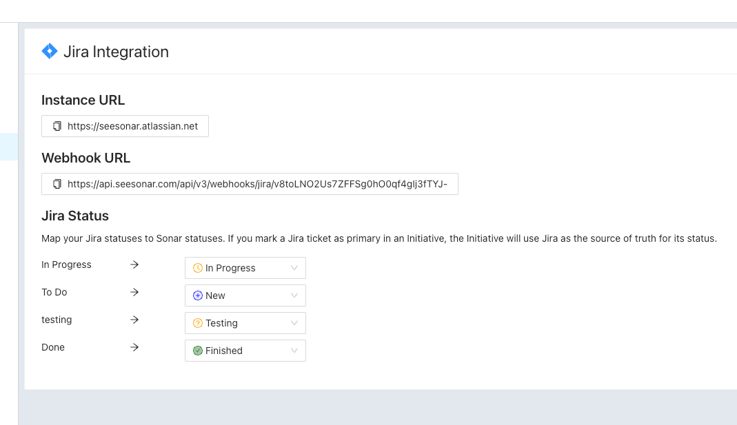 Connect to Jira Sonar Software